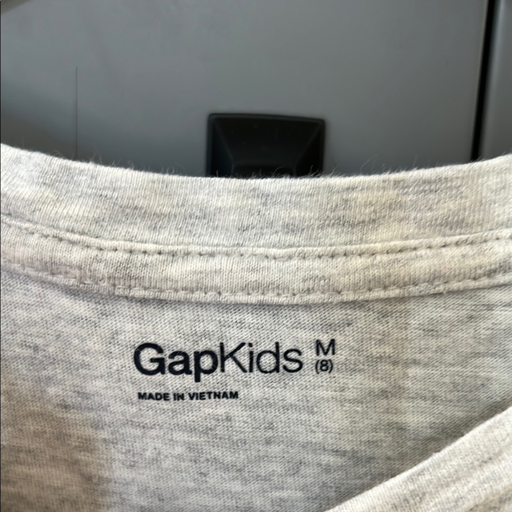 GAP Pink and Gray Short Sleeve Tees with Bicycle Graphic - Picture 8 of 11